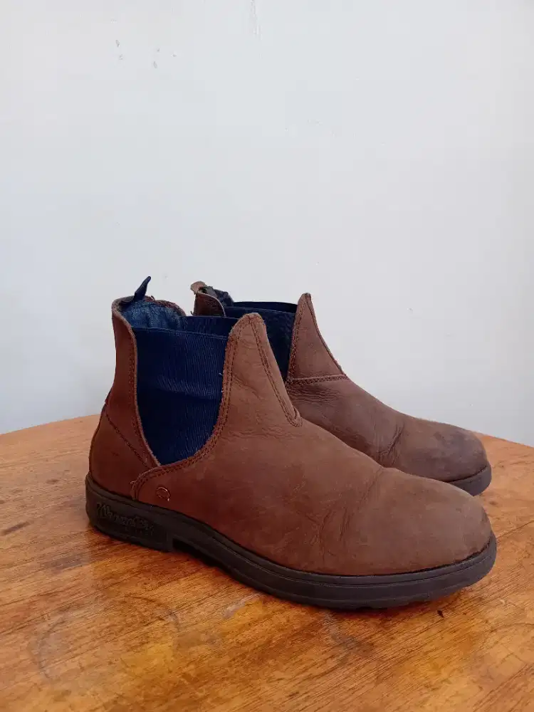 Wrangler 438 Ebony/Navy Shoes Men's Chelsea Boots