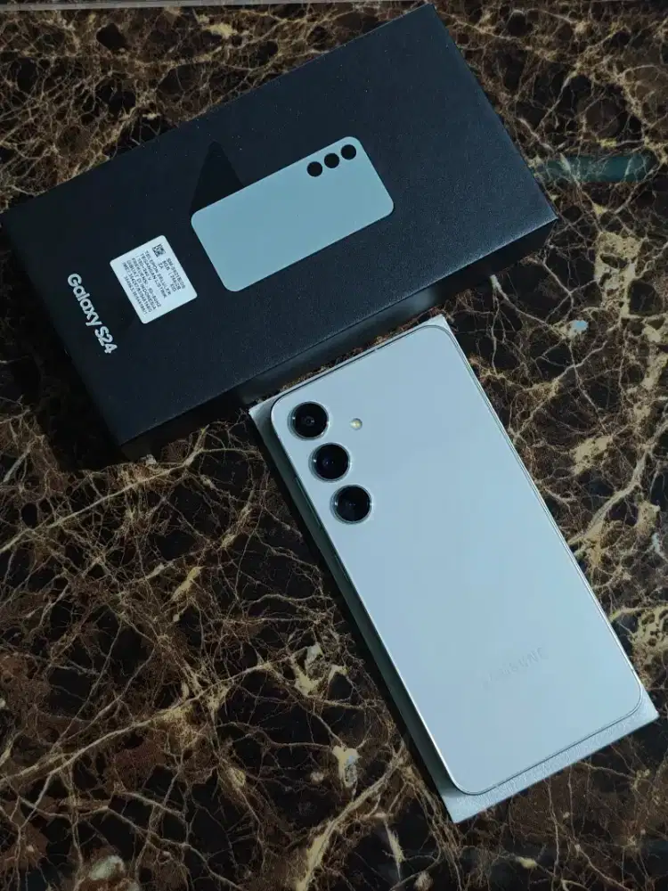 Samsung S24 Reguler 8/256 warna Marbley Gray Mulus