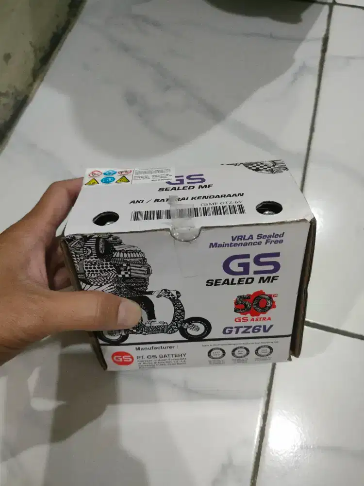 Aki Kering GS Astra GTZ6V Original