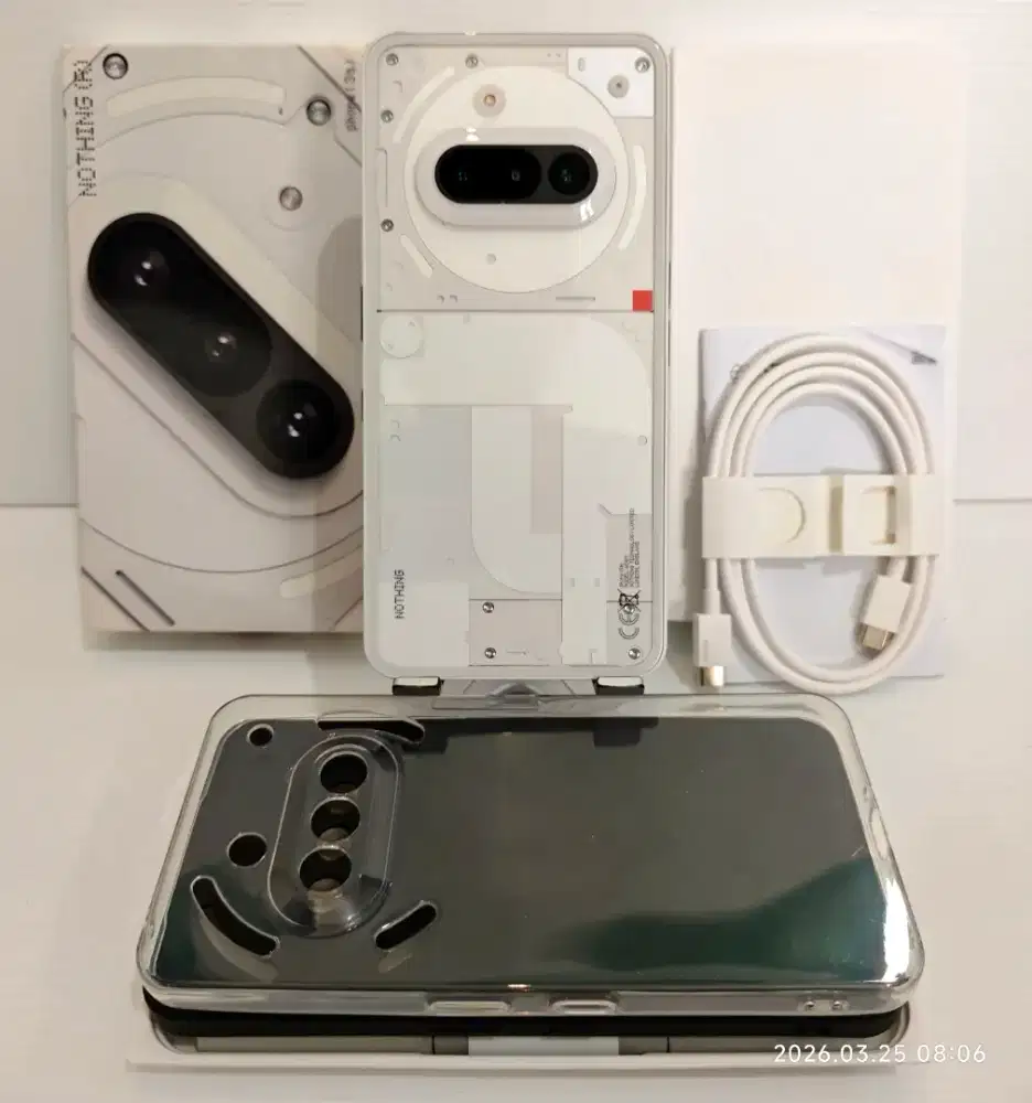 Nothing Phone3A 12/256 Gb mulus 97% Fullset Original beacukai bs TT/BT