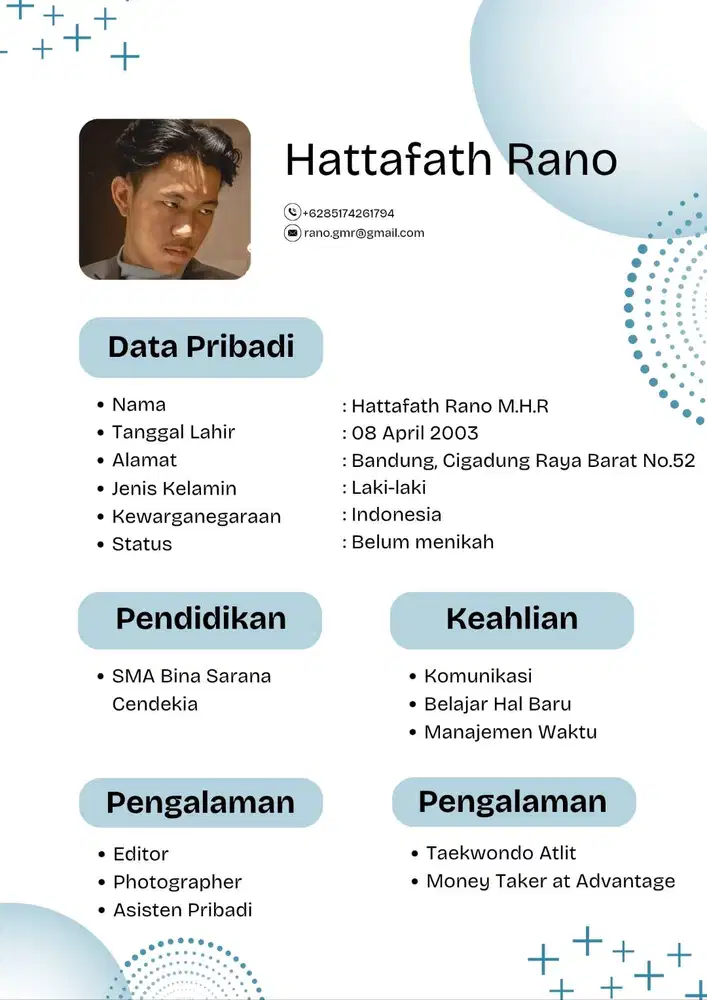 Editor, Videographer & Driver