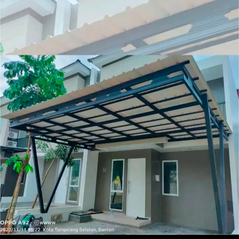 Kanopi teras atap spandek atap alderon spandek pasir promo