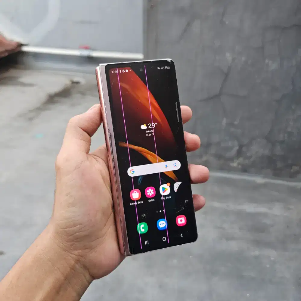 SAMSUNG GALAXY Z FOLD 2 EX INTER 12/256 GB MINUS FUNGSI 100% NORMAL