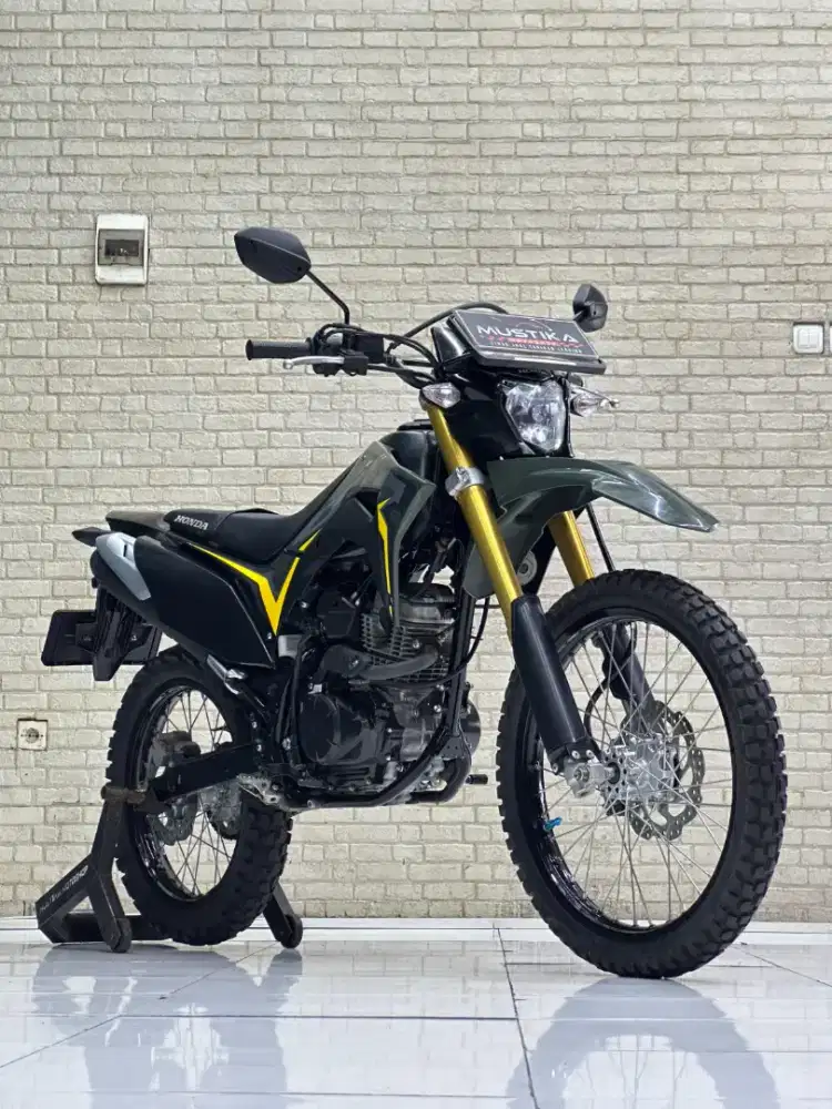 WARNA FAVORIT‼️ HONDA CRF 150 TH 2024 GREEN ARMY MULUS NOMINUS