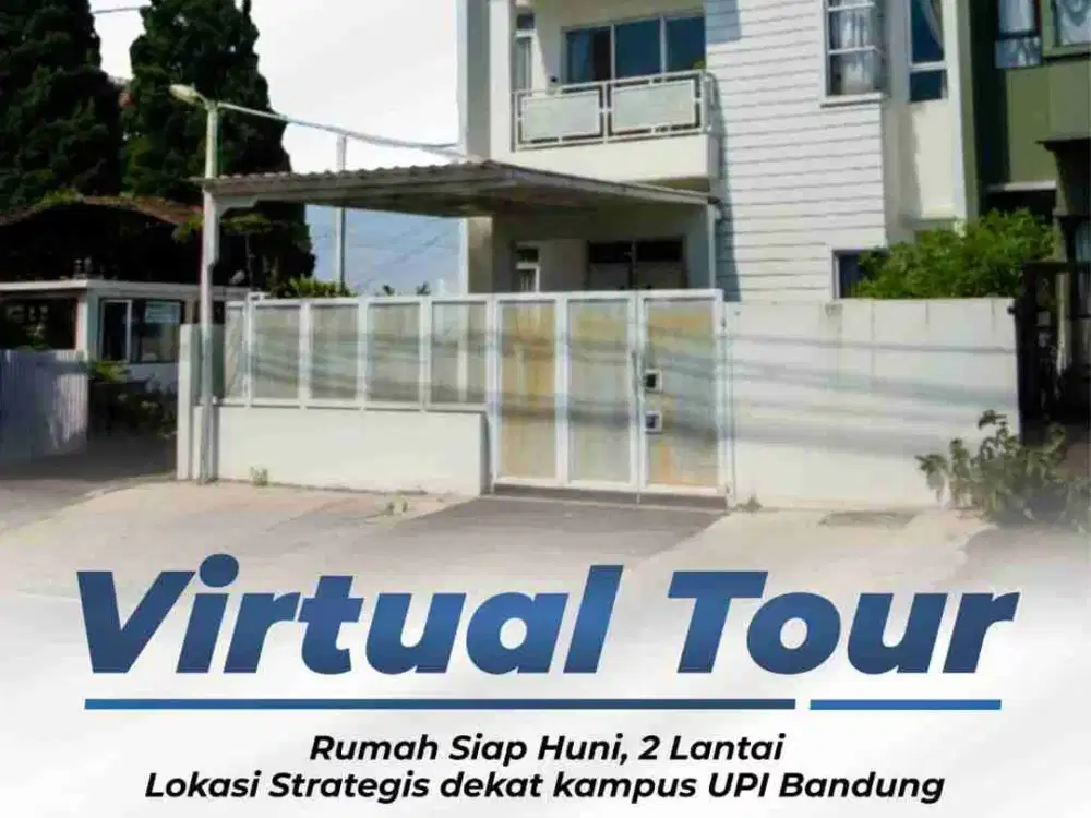 Rumah Tropical 2 Lantai Pinggir Jalan Utama Lembang – Strategis & Siap Huni!