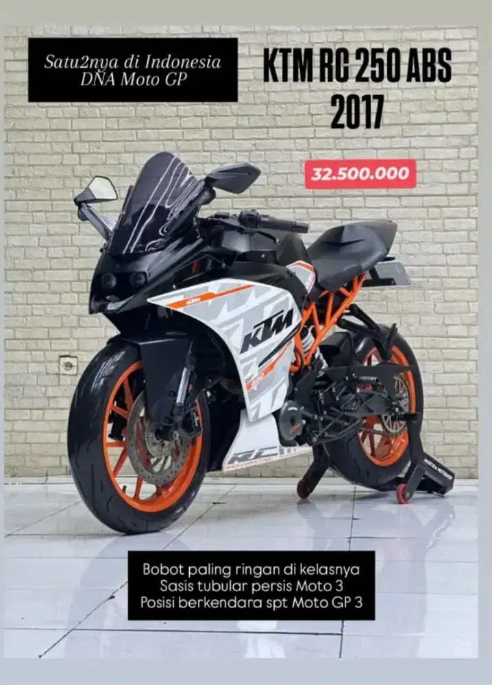 MOTO GP VIBES‼️ KTM RC 250 ABS TH 2017 MASIH MULUS ODO BARU JALAN 15RB