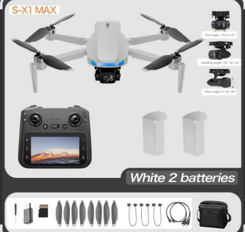 Drone SX1 2 batrey