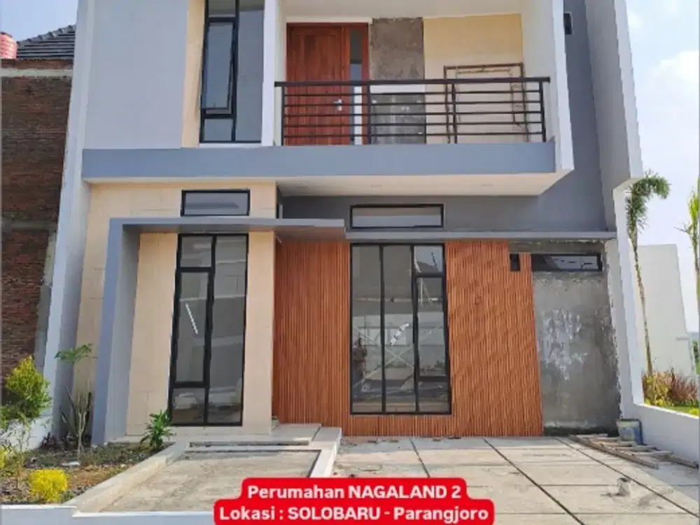 Jual Rumah Tingkat 603 Juta Type 70/80 di SOLOBARU