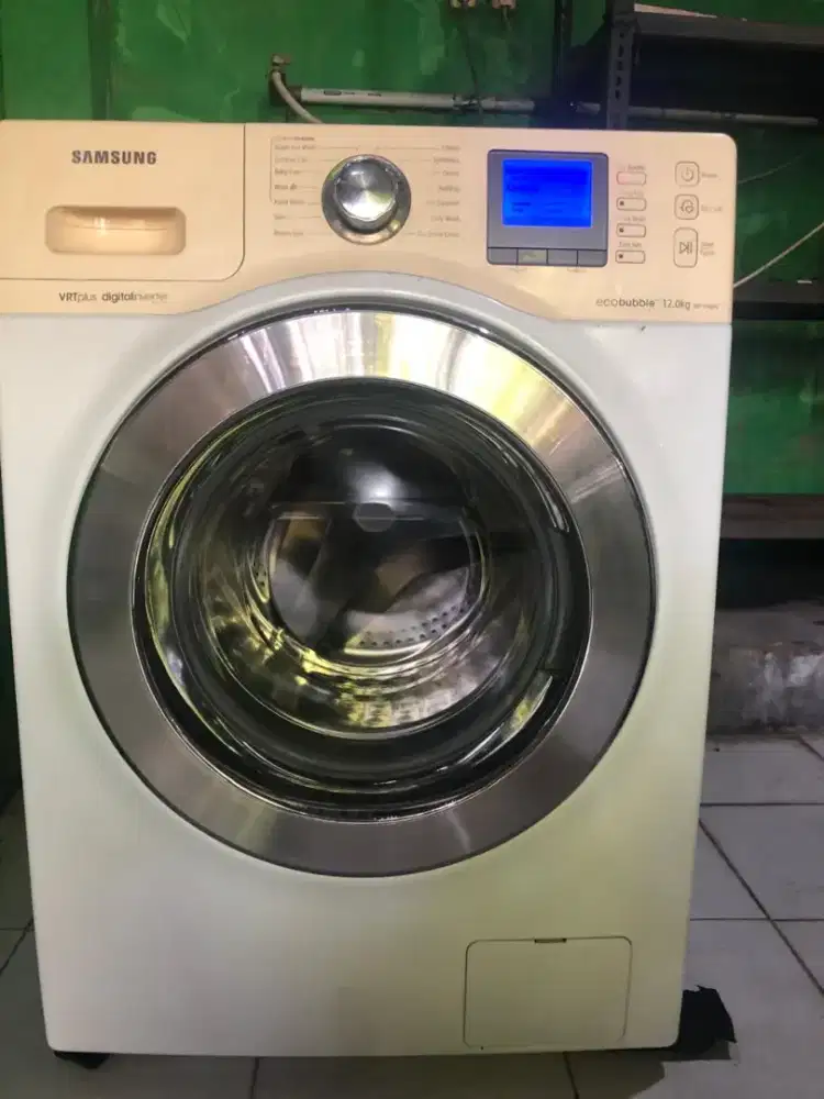 Mesin Cuci Samsung VRt 12 kg Layar biru