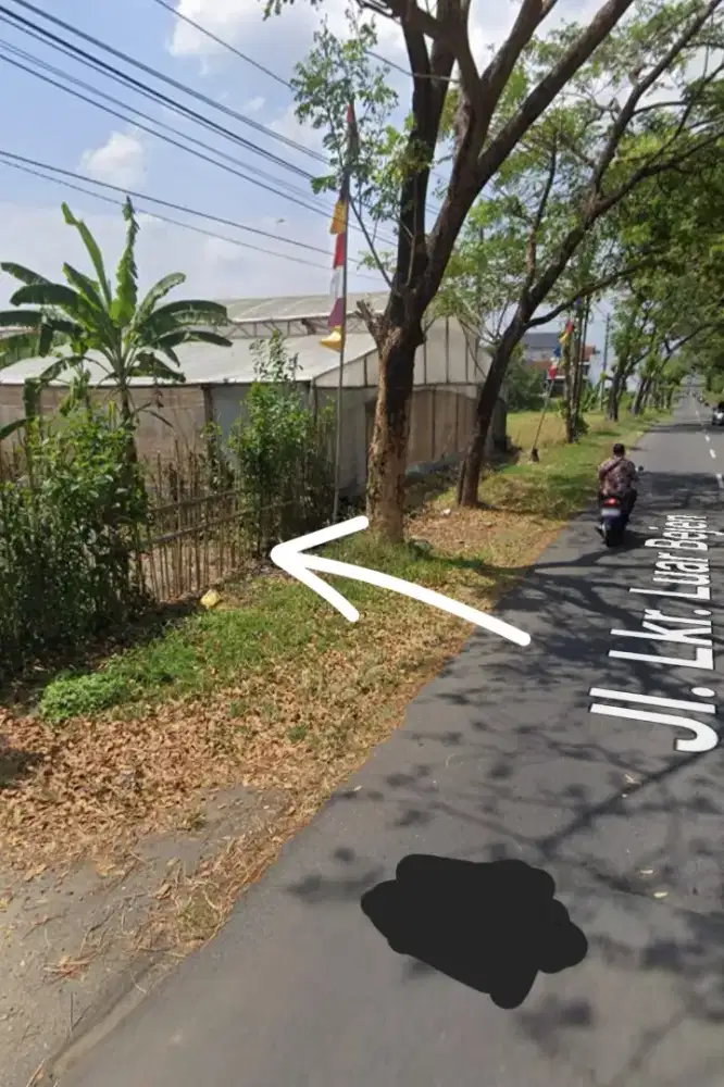 Tanah tepi jalan raya lingkar bejen karanganyar