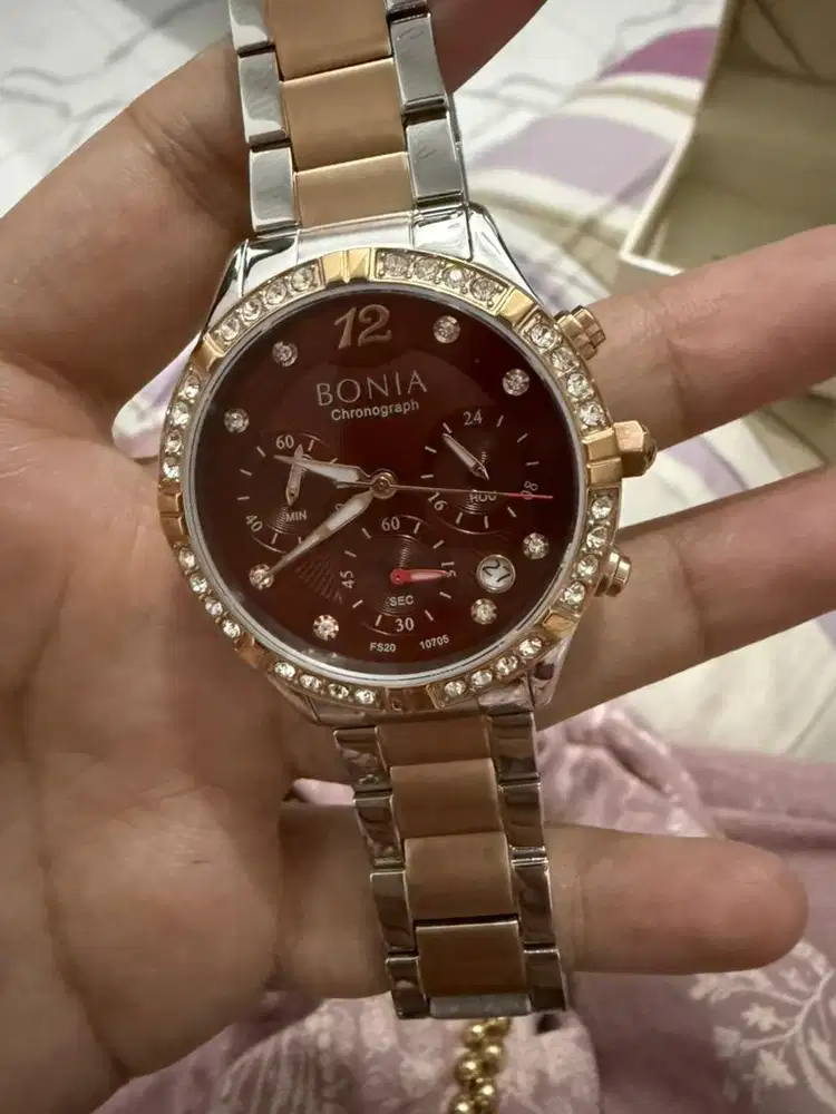 Jam tangan bonia authentic fullset
