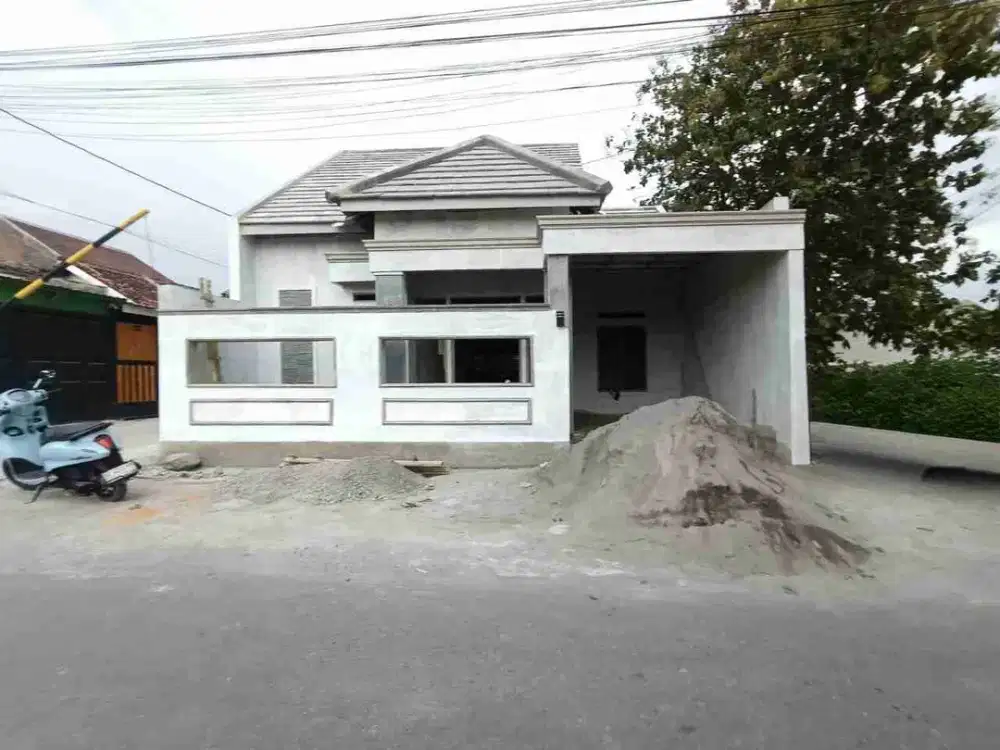 rumah baru konsep clasic modern tahap finishing murah