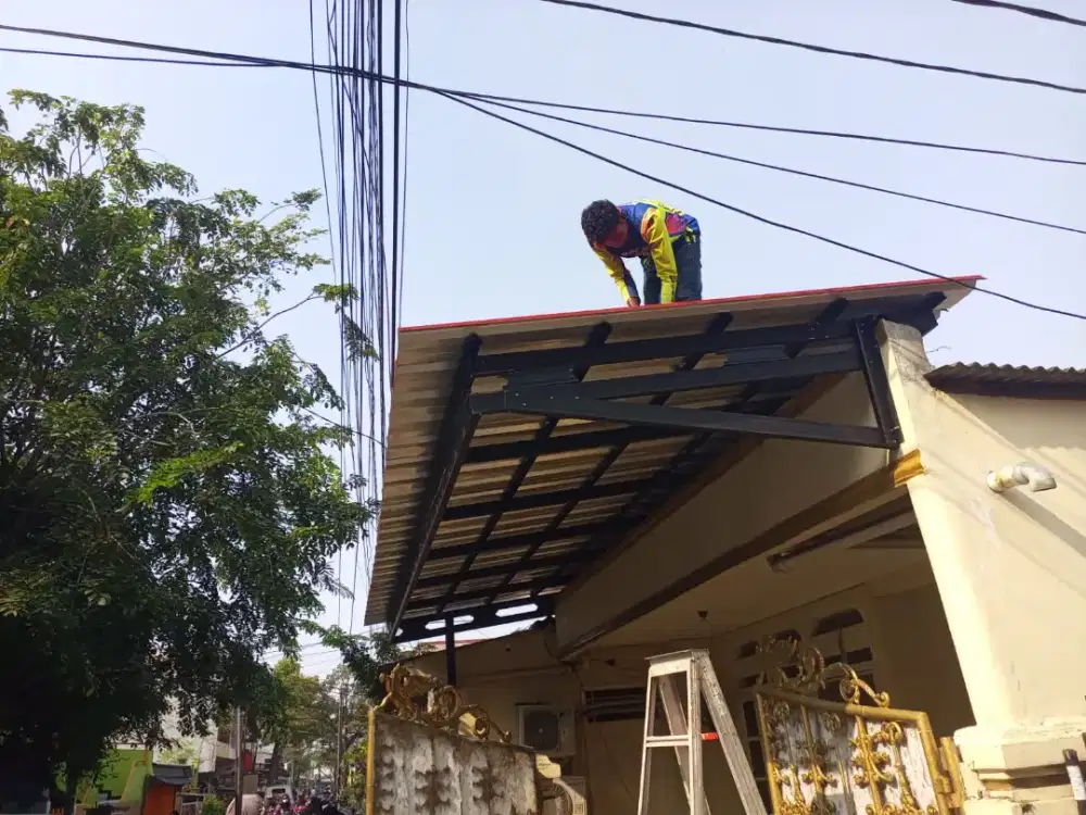 Kanopi spandek pasir tebal dan tidak berisik