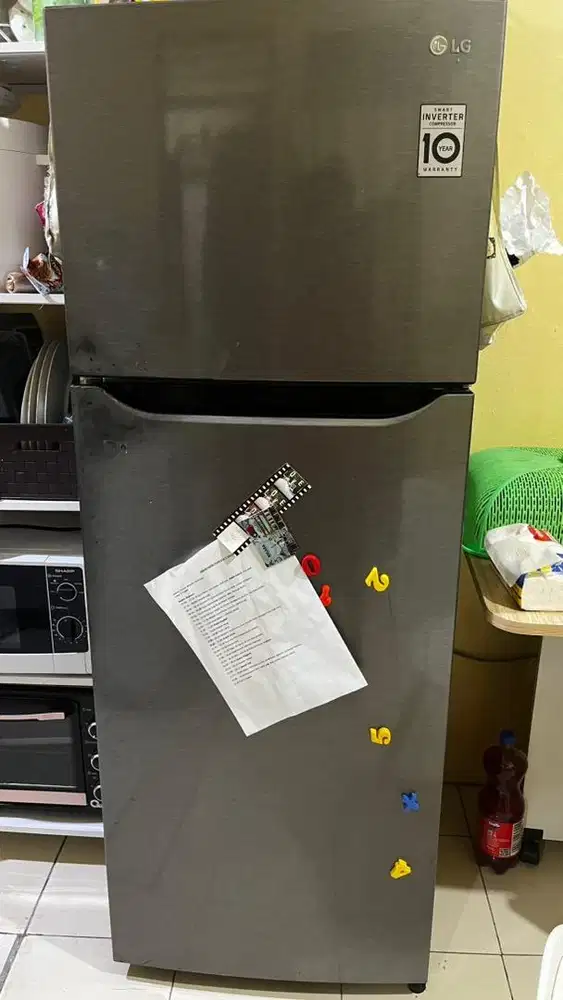 Kulkas LG 2 Pintu Inverter MULUS DINGIN