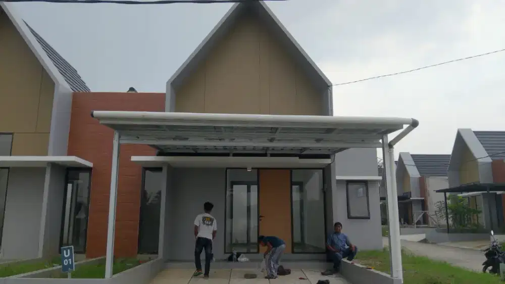 Istalasi kanopi baja ringan