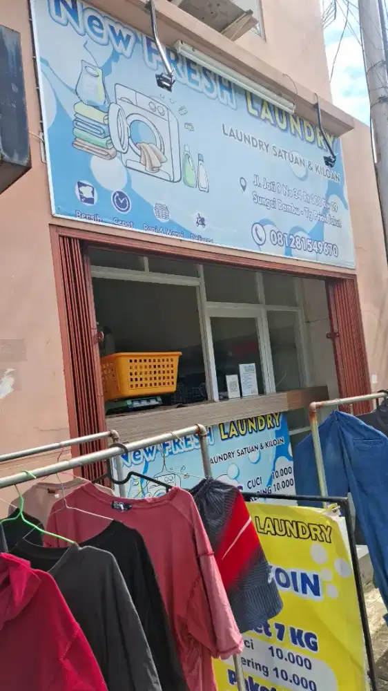 Utk laundry bagian cuci dan bagian gosok