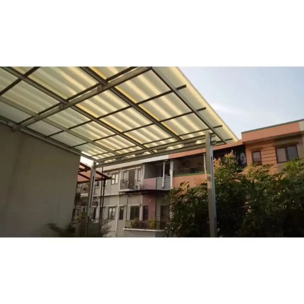 Kanopi alderon semi transparan