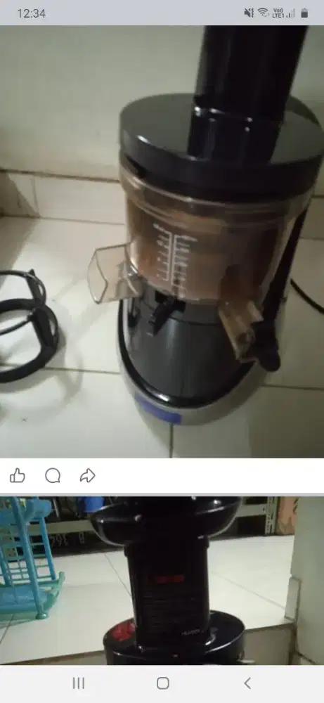 Mesin juicer merek hurrom