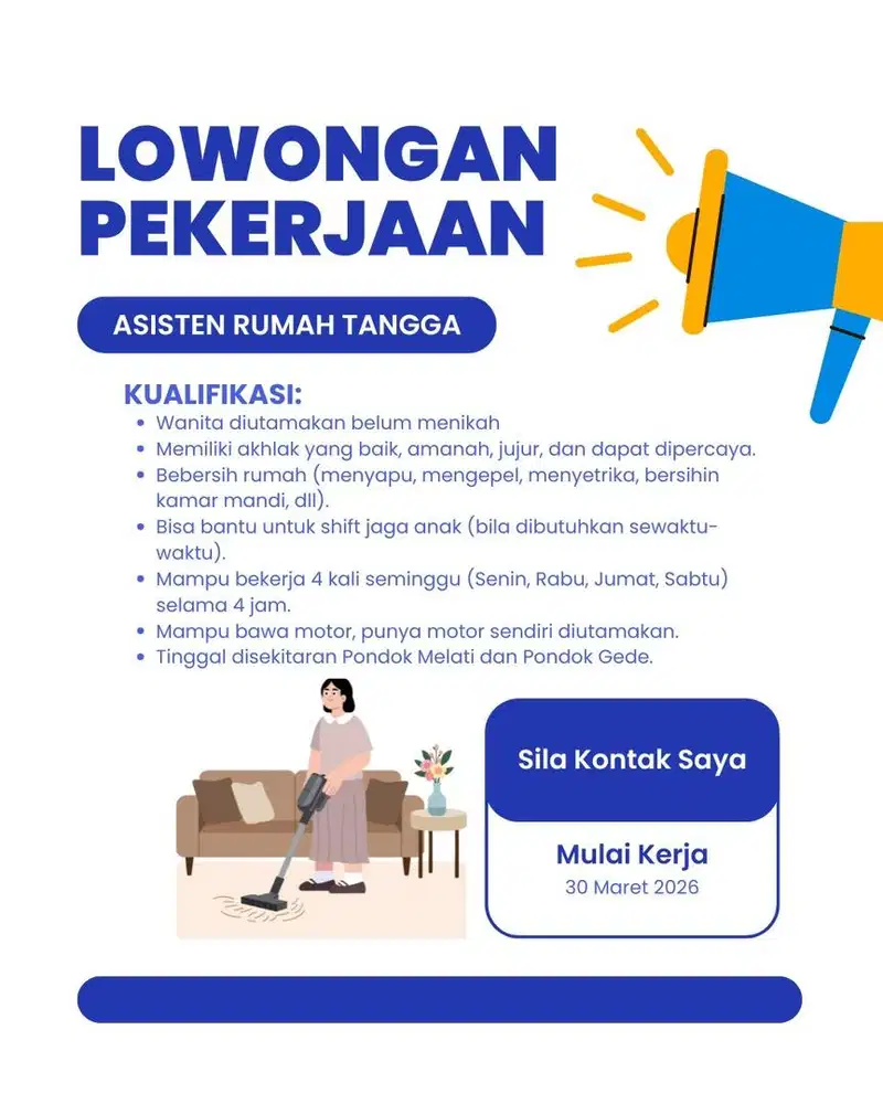 Dibutuhkan segera ART