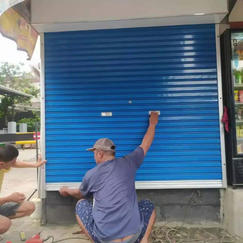 Tukang service rolling door folding gate murah