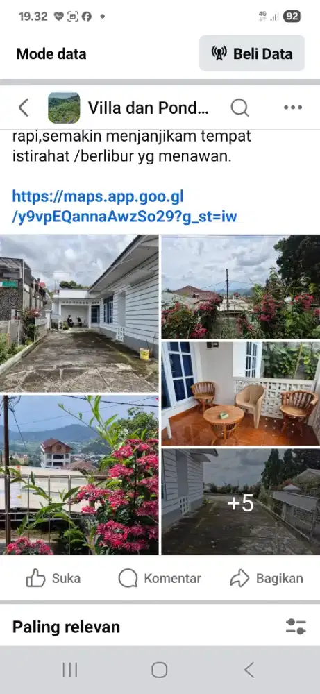 Dijual BU, Vila Nyaman dam Aman