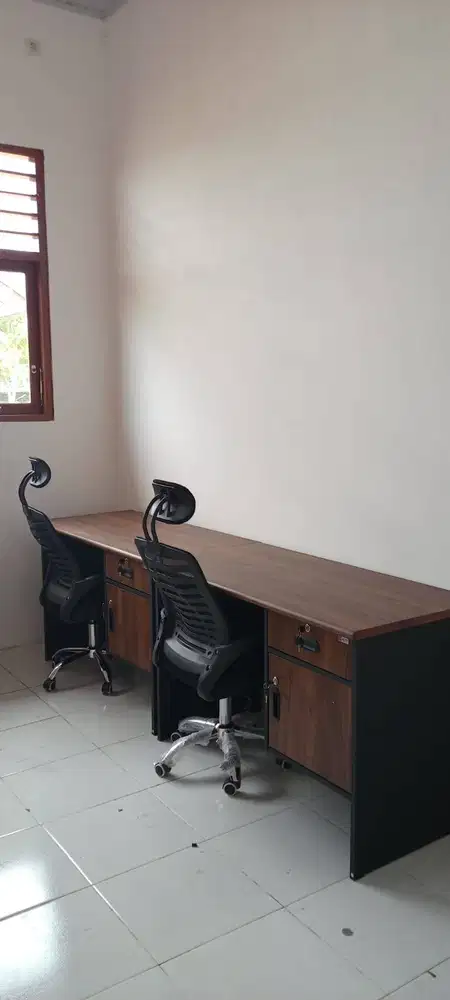 PROMO SET KURSI JARING HIDROLIK DAN MEJA KANTOR ACTIV SALE TERLARIS