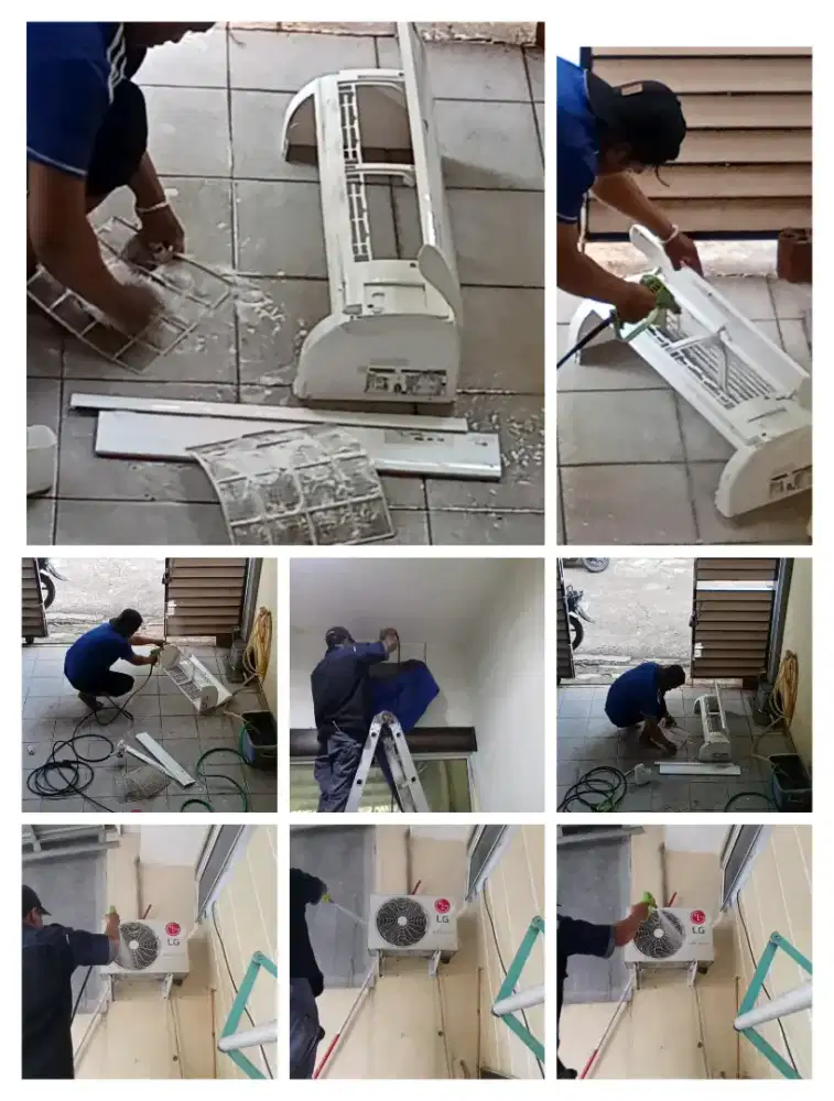 pemasangan perawatan perbaikan pengadaan ac baru/bekas berkualitas dll