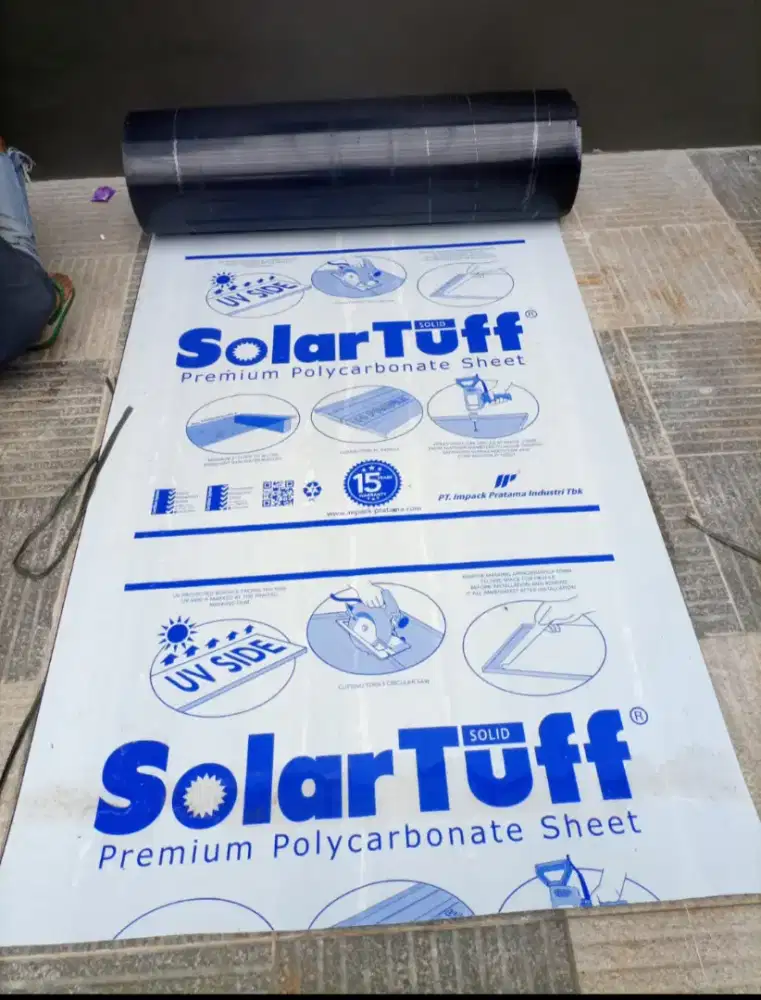 Kanopi baja ringan atap solarflat