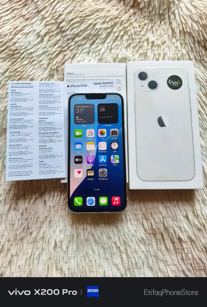 iPhone 13 Garansi Resmi Blibi iBox Fulset Ori Apple i Phone ip ip13 5G