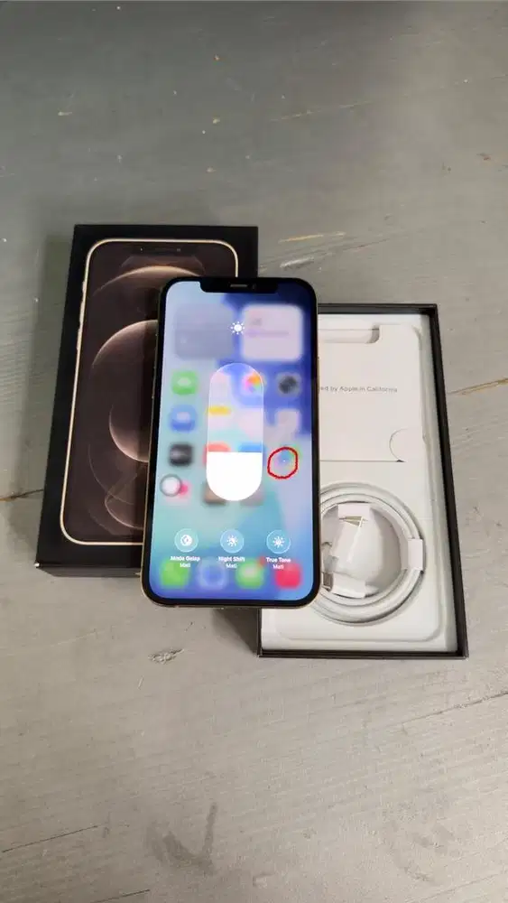 Iphone 12 Pro 256GB Gold Terdaftar Mulus Lengkap