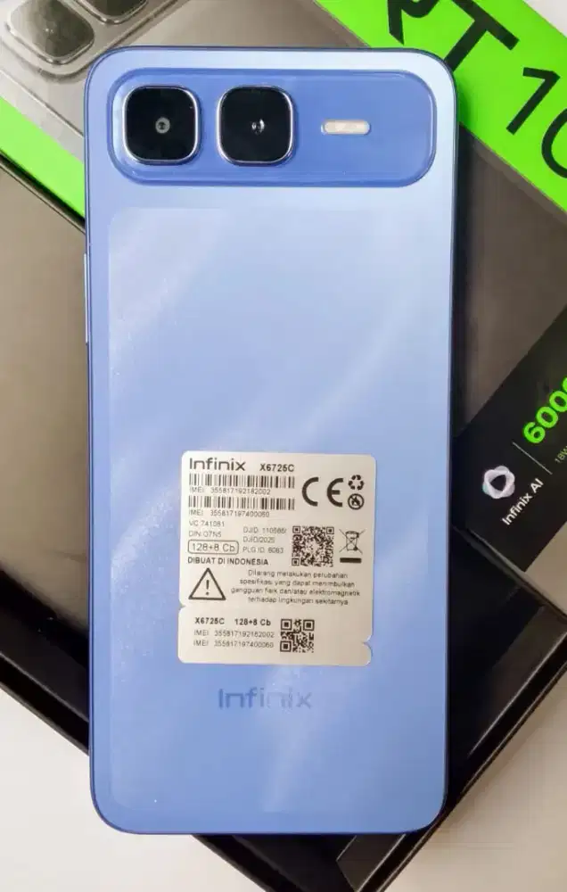 Infinix Smart 10 Plus Nfc Ram 8+8/128 Fullset