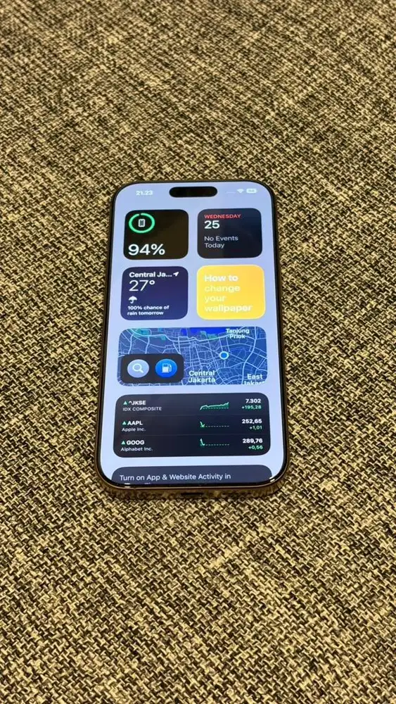 IPHONE 16 PRO 128 DESSERT TITANIUM GARANSI RESMI