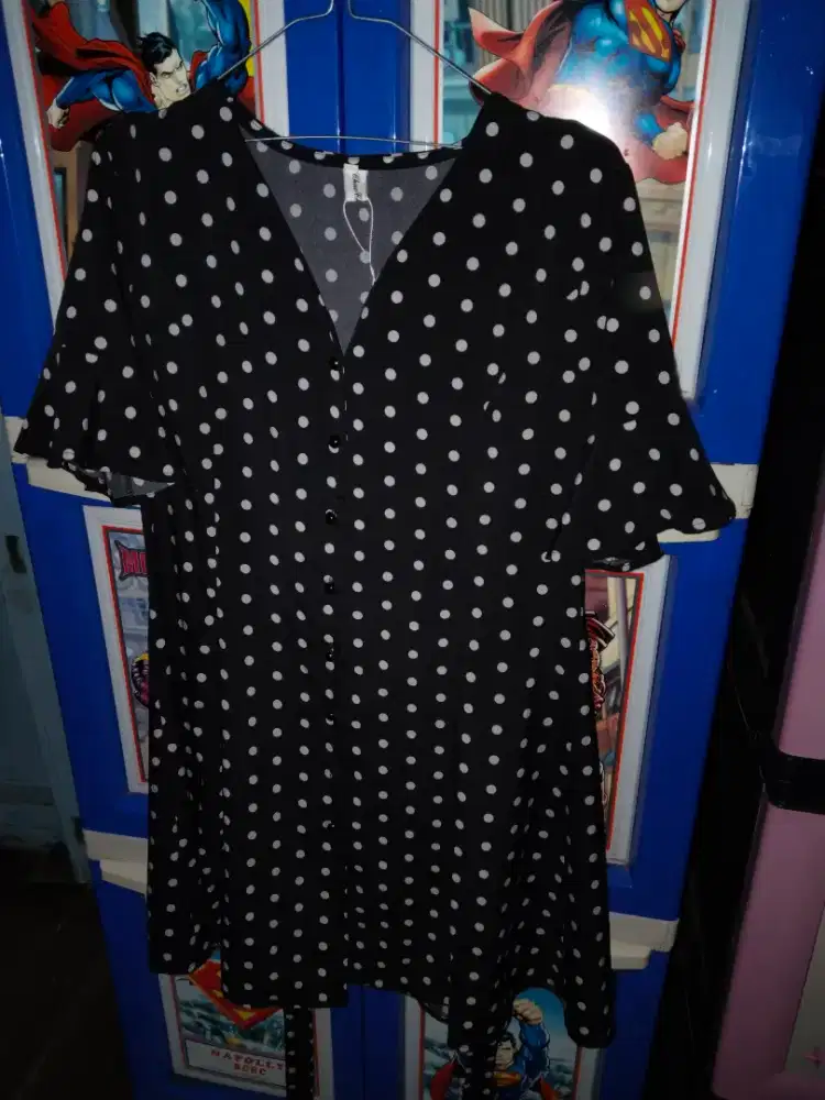 Dress wanita polkadot