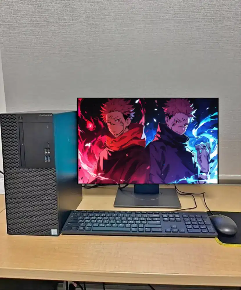 PC GAMING FULSET + LCD + RAM 8 GB + VGA 1 GB + HD 500 GB + GAMES APP