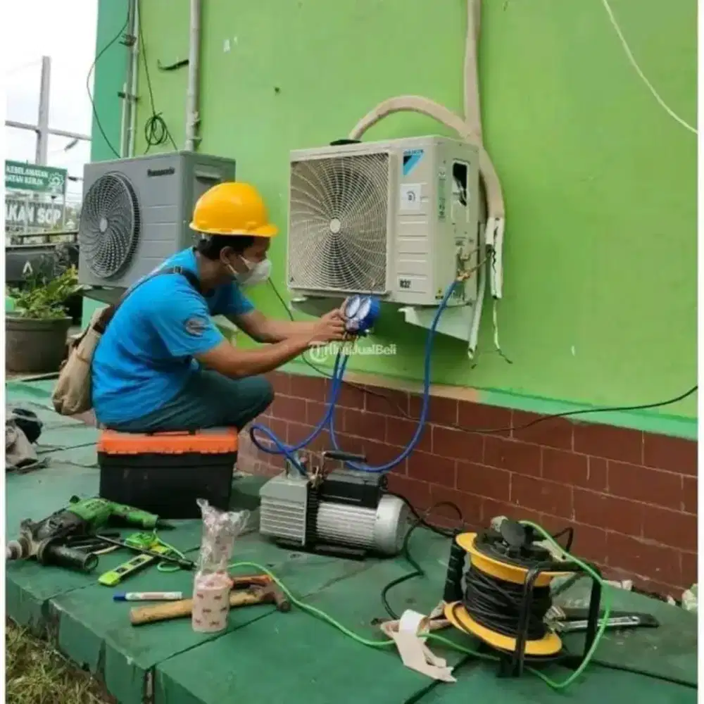 SERVICE AC KULKAS POMPA AIR MESIN CUCI BONGKAR PASANG AC