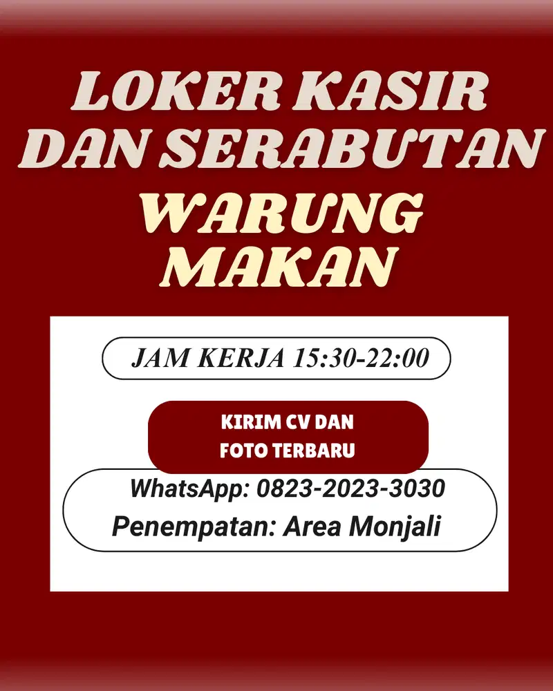 Loker Warung Makan