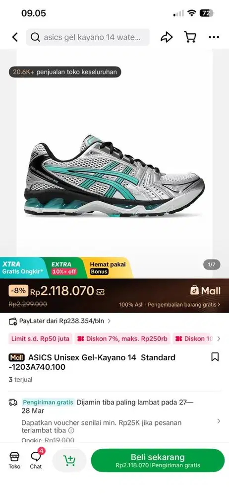 Asics gel kayano 14 original