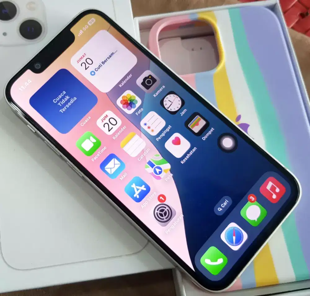 iPhone 13 Mini 256 inter alloperator mlus lengkap terawat