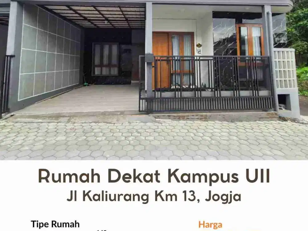 Rumah Siap Huni Bonus Furnished, Lokasi Jangkang Sleman.
