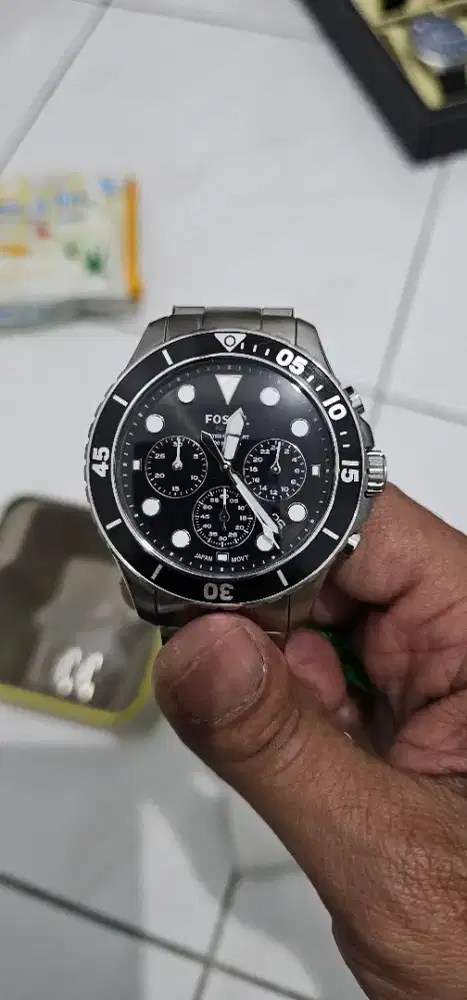 Jam tangan arloji fossil race edition beli dari baru di malaysia