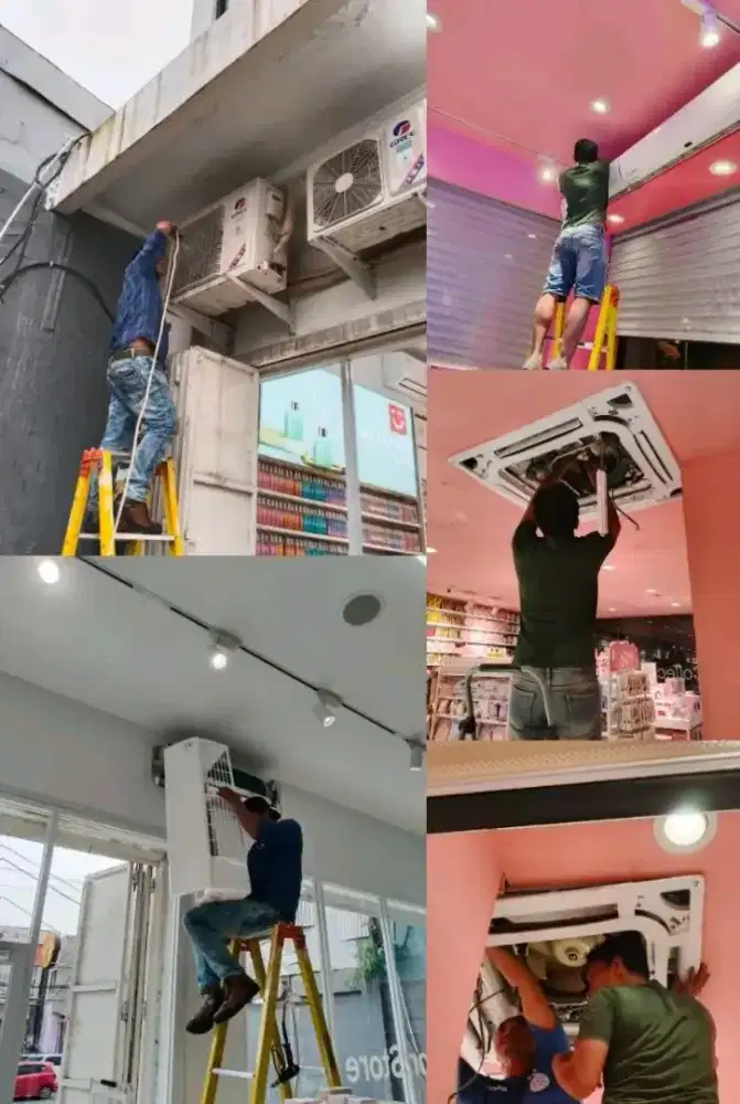 SERVICE AC KULKAS POMPA AIR BONGKAR PASANG AC