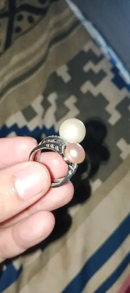 Cincin mutiara real cantikk
