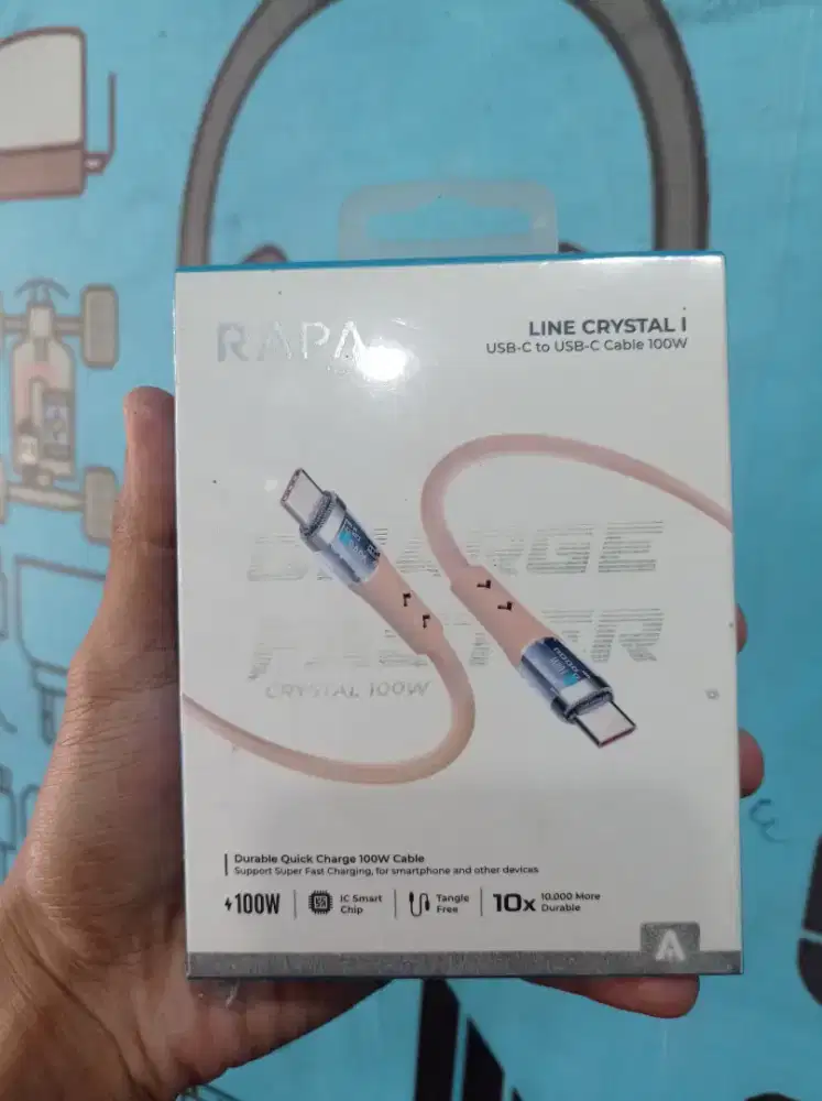 Kabel Data Type-C to Type-C 100W Line Crystal I
