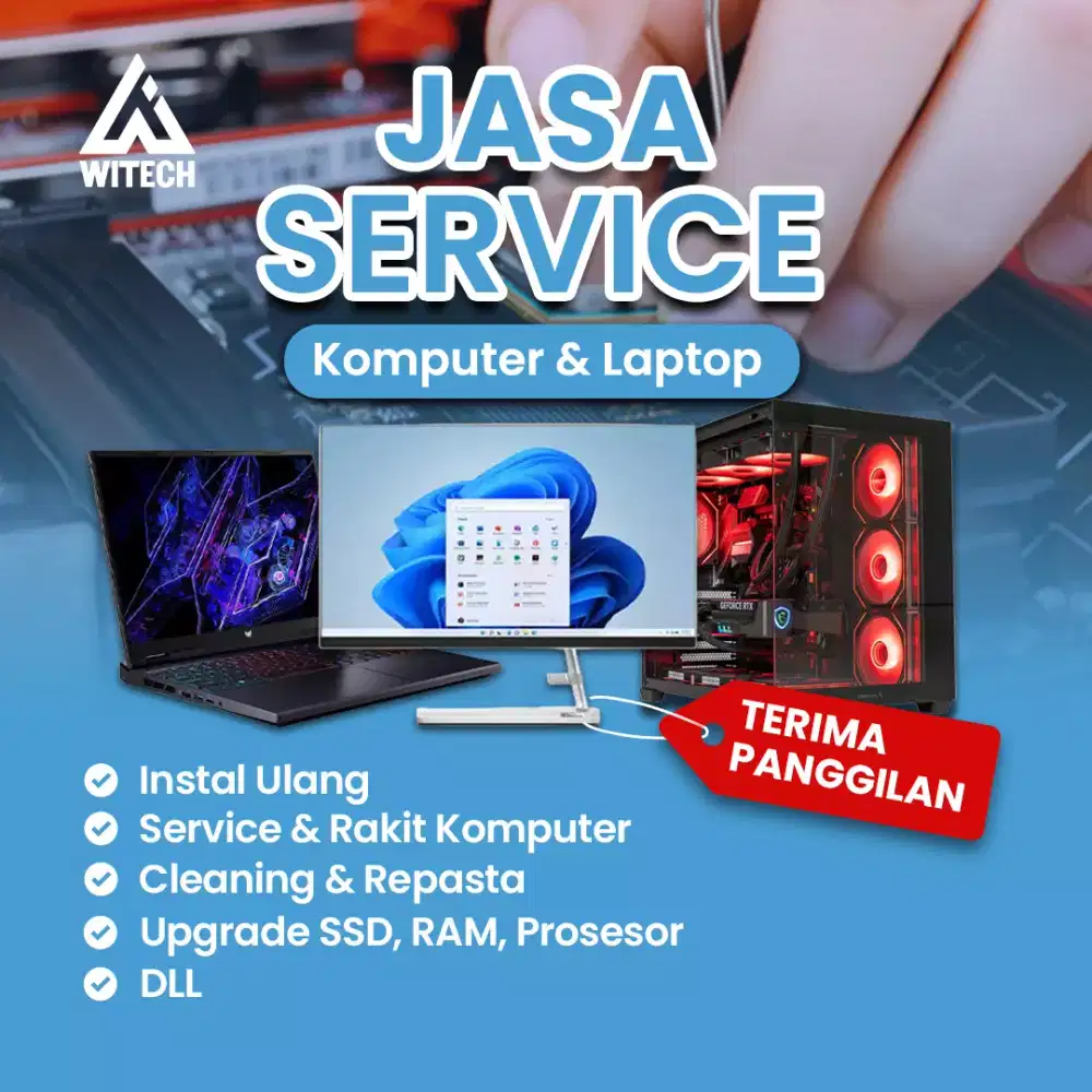 Instal Ulang Komputer Laptop Panggilan