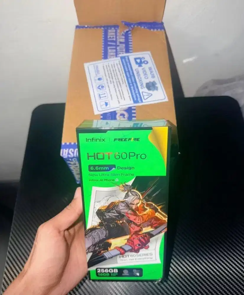 Infinix Hot 60 Pro 8/256 Sleek Black - Baru segel