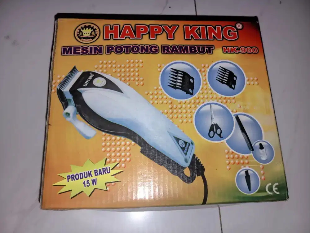 Mesin Cukur Rambut Happy King HK-900 Normal Siap Pakai
