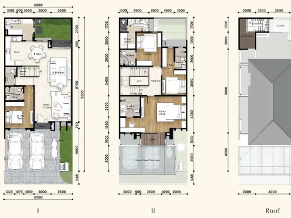 Hunian Cantik Dekat Komersial Paling Ramai di Gading Serpong Luas 144 Muat 2 Parkir Mobil
