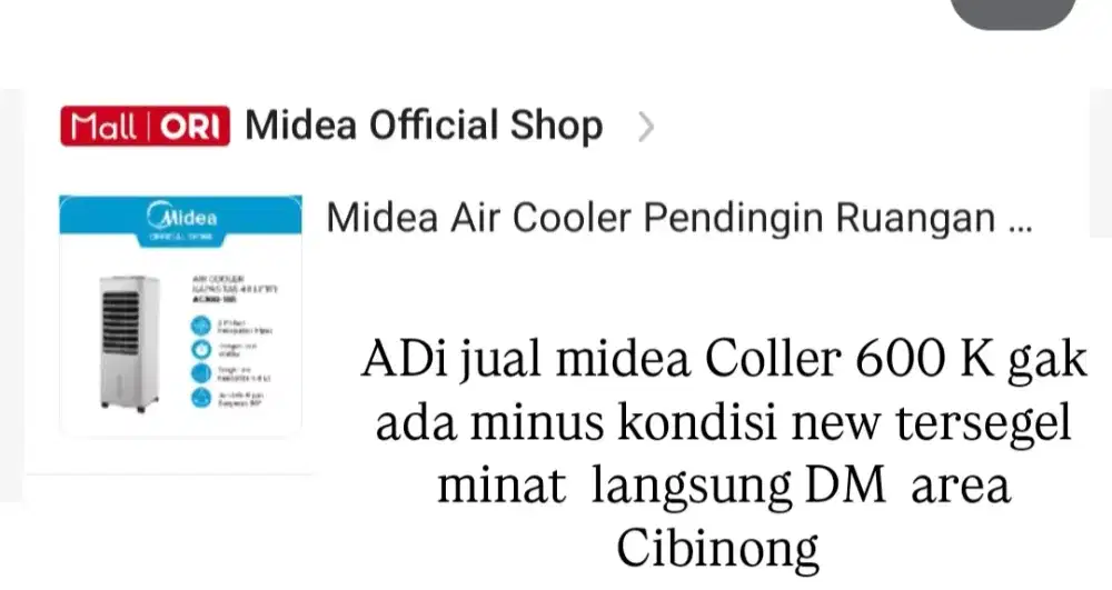 Air coller midea