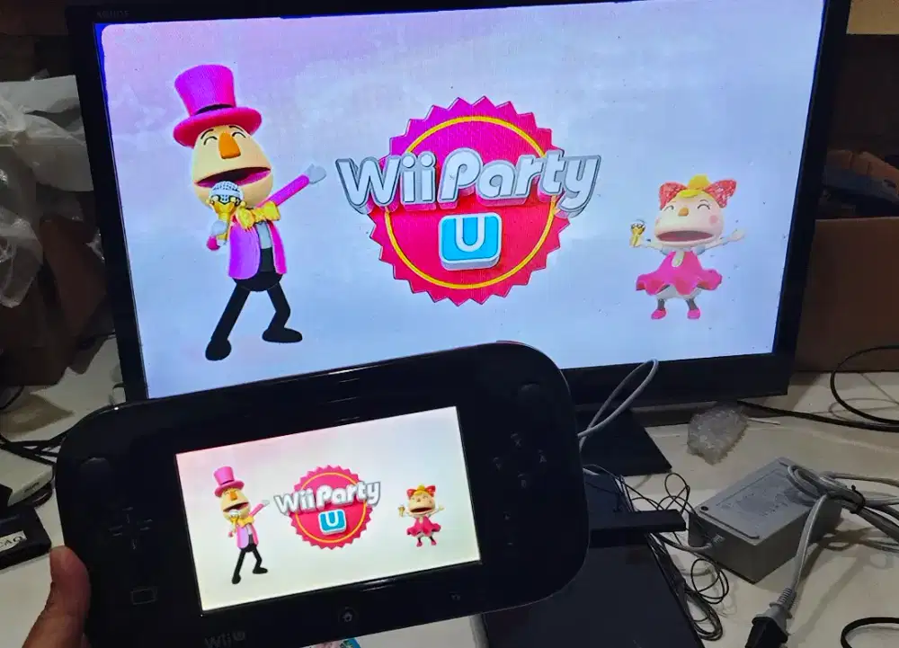 Nintendo Wii u lengkap original Nintendo siap main