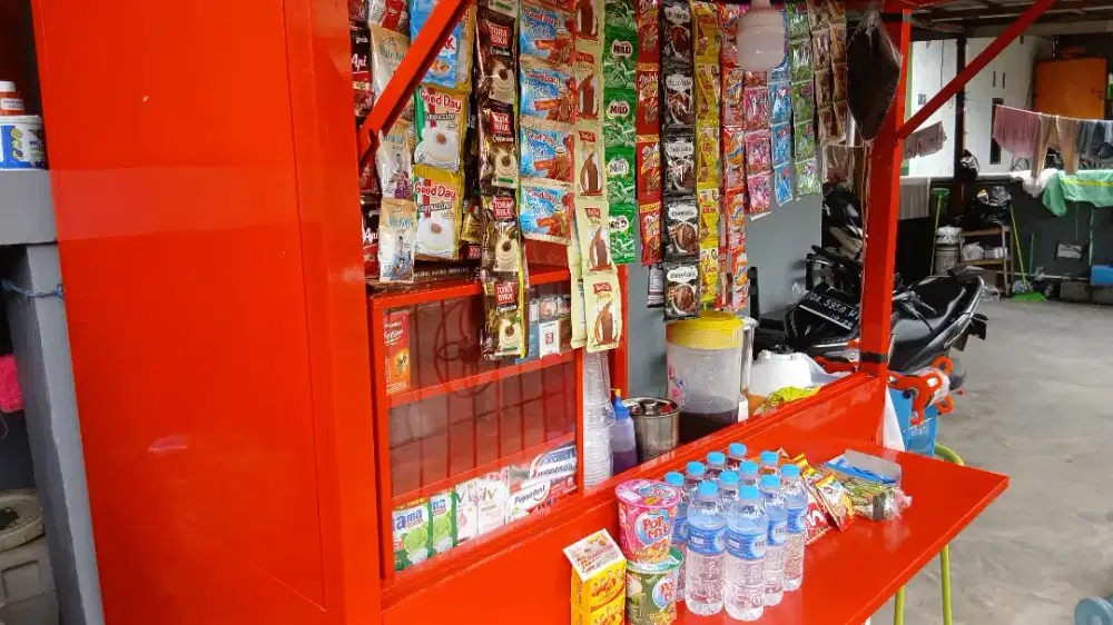 Dijual rombong full besi lengkap baik